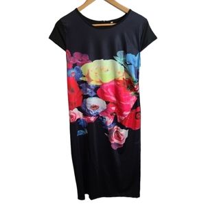 Tom Carry Floral Short Sleeve Pencil Dress